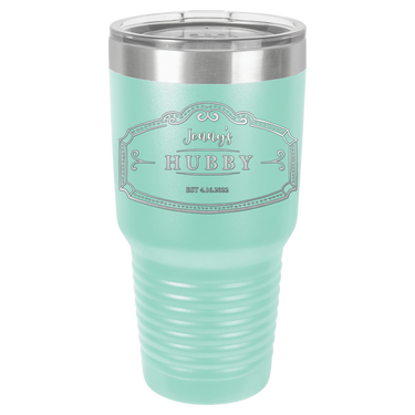 Hubby Anniversary 30oz Ringneck Tumbler